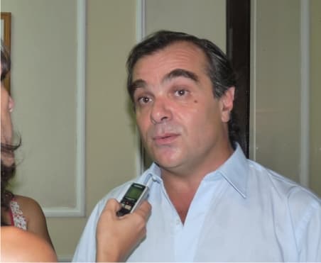 Fabián Peccín, Secretario General AGMER