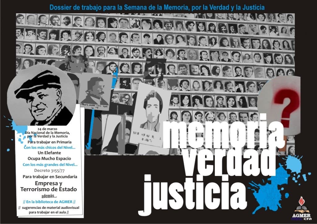 Cuadernillo para trabajar en la Semana de la Memoria, por la Verdad y la Justicia