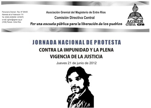 Jornada nacional de protesta: carta para leer al inicio de la actividad escolar