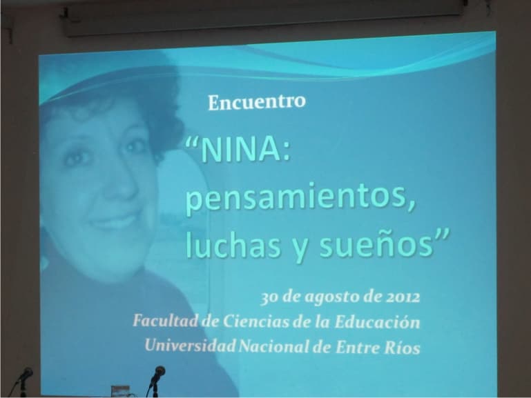Jornada Homenaje: “Nina: pensamientos, luchas y sueños”