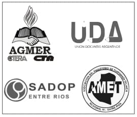 AGMER, UDA, AMET y SADOP conformaron un frente gremial