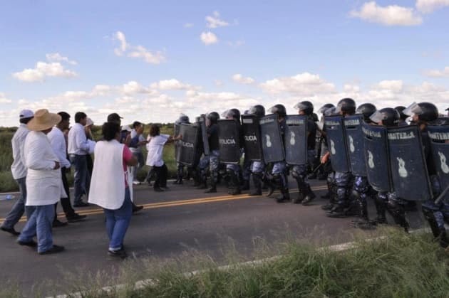AGMER repudia la represión a docentes en Chaco