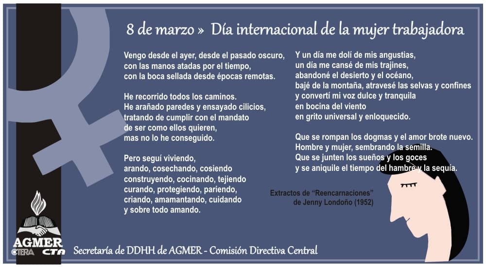 8 de marzo: Día Internacional de la Mujer Trabajadora