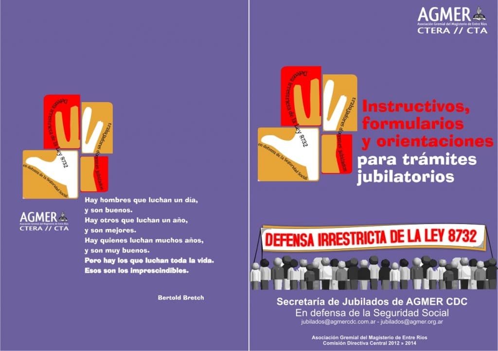 Instructivos, formularios y orientaciones para trámites jubilatorios