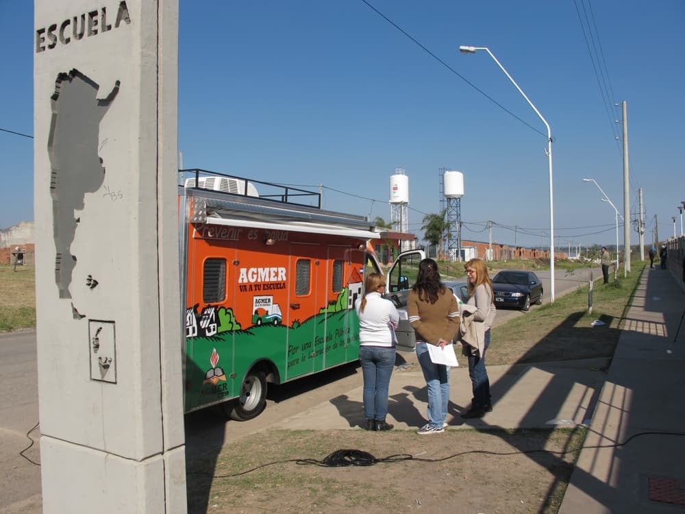 “AGMER va a tu escuela” ya recorre la provincia