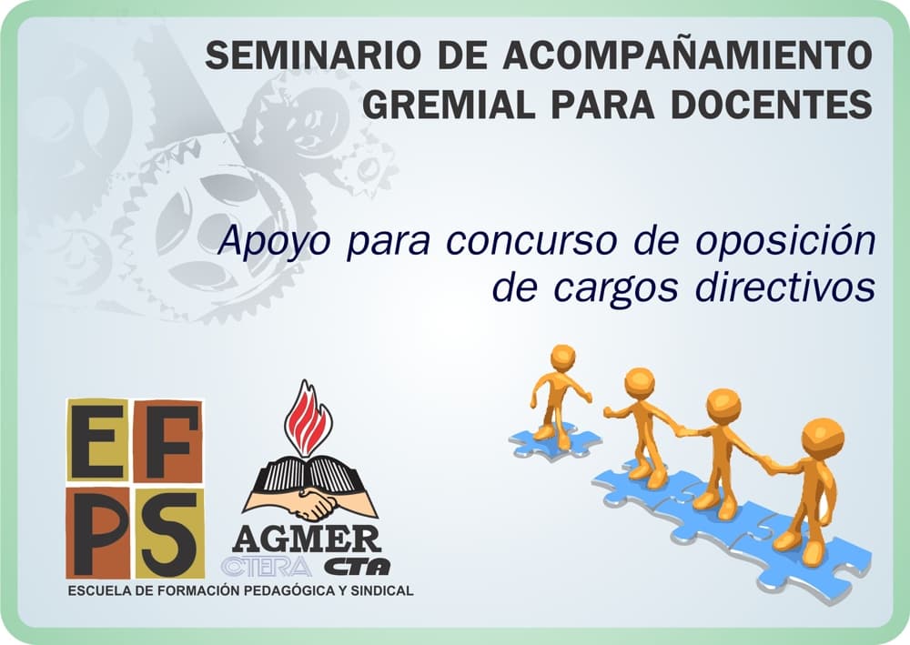 En Hasenkamp y Crespo: Seminario – Taller de acompañamiento gremial para el Concurso de Oposición