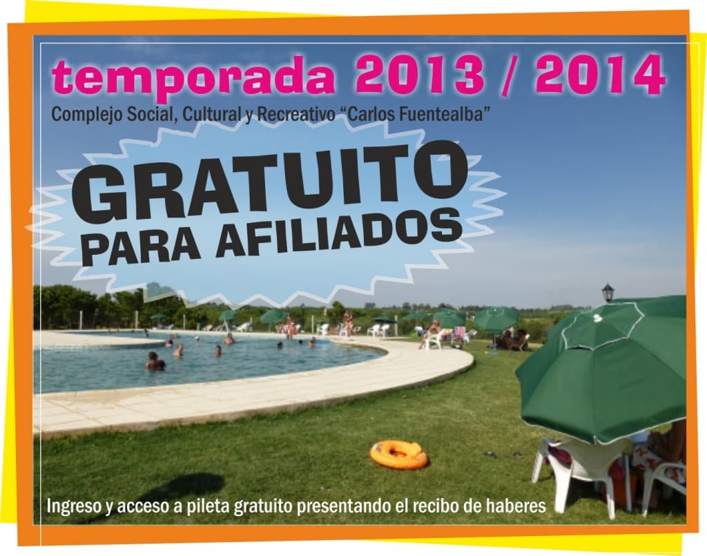 Quedó inaugurada la Temporada 2013 – 2014 en el Camping de AGMER