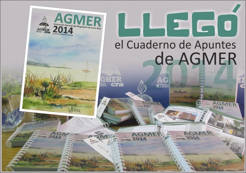 Ya salió el Cuaderno de Apuntes 2014 de AGMER