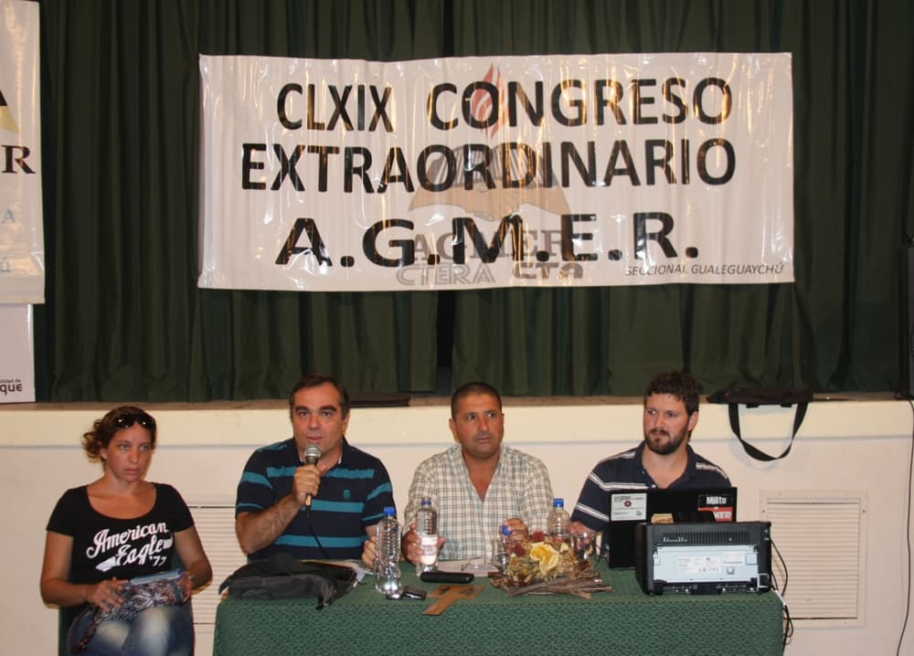 El Congreso de AGMER resolvió paro de 72 hs y movilización provincial