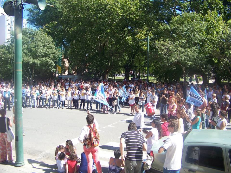 AGMER hizo sentir la lucha docente en toda la provincia