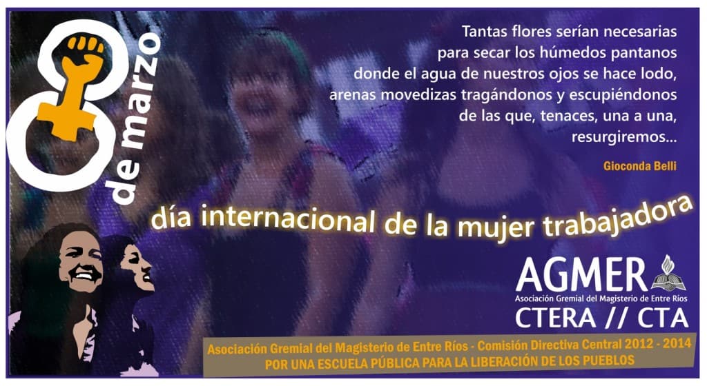 8 de marzo » Día Internacional de la Mujer Trabajadora
