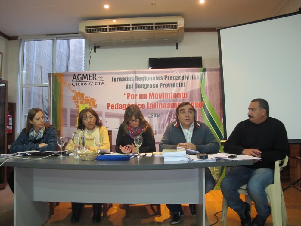 AGMER presentó las jornadas regionales hacia un Movimiento Pedagógico Latinoamericano