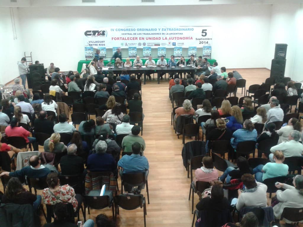 El Congreso de CTA Entre Ríos sesionó de cara a la marcha del 12 de septiembre
