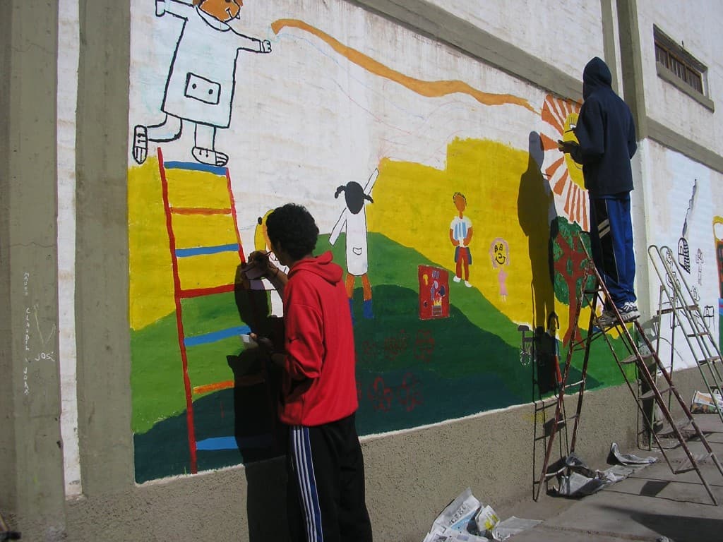 Trabajo infantil: murales y campañas