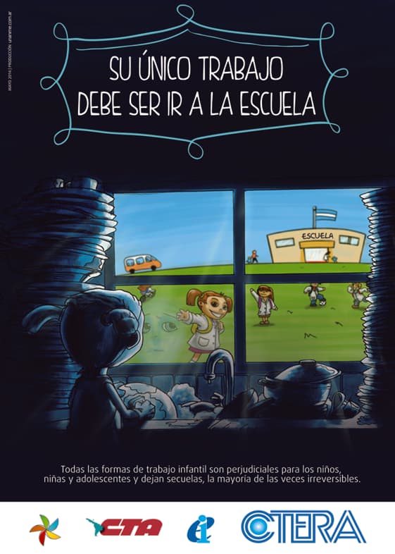 Proyecto de CTERA para la erradicación del trabajo infantil