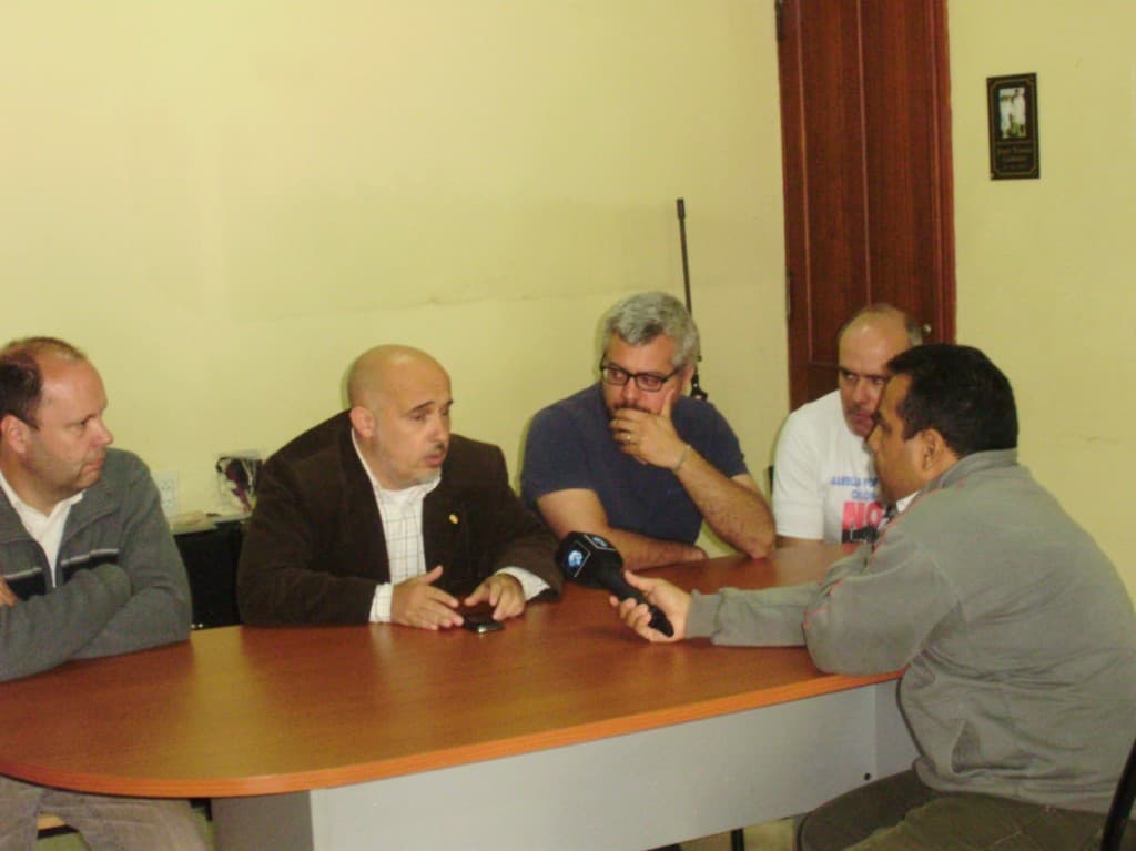 AGMER estuvo presente junto al compañero César Pibernus