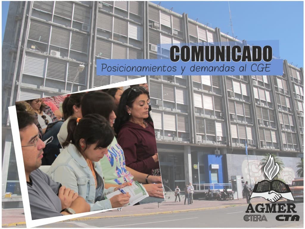 Comunicado de posicionamiento y demandas al CGE sobre el Reglamento de Concursos