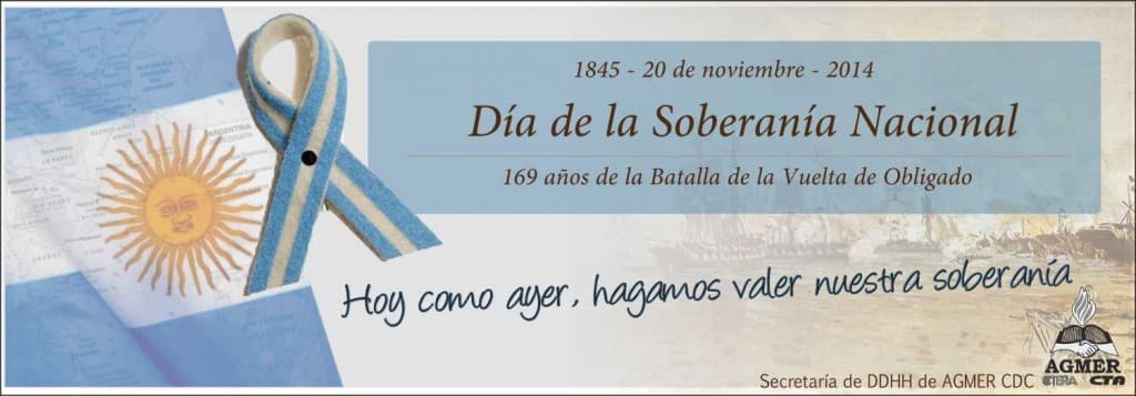 20 de noviembre » Día de la Soberanía Nacional