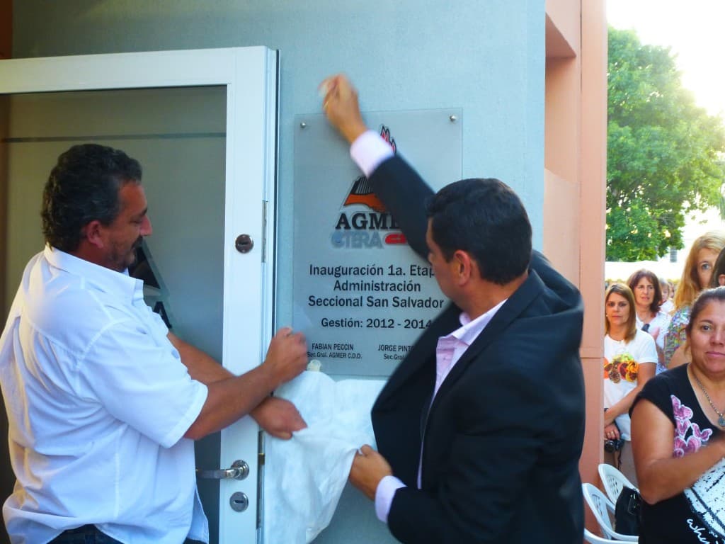 AGMER San Salvador inauguró su sede propia