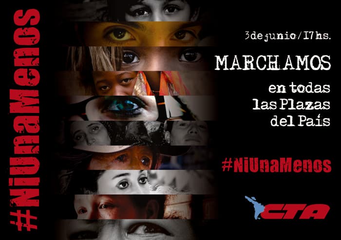 AGMER se suma a la marcha nacional “Ni una menos”