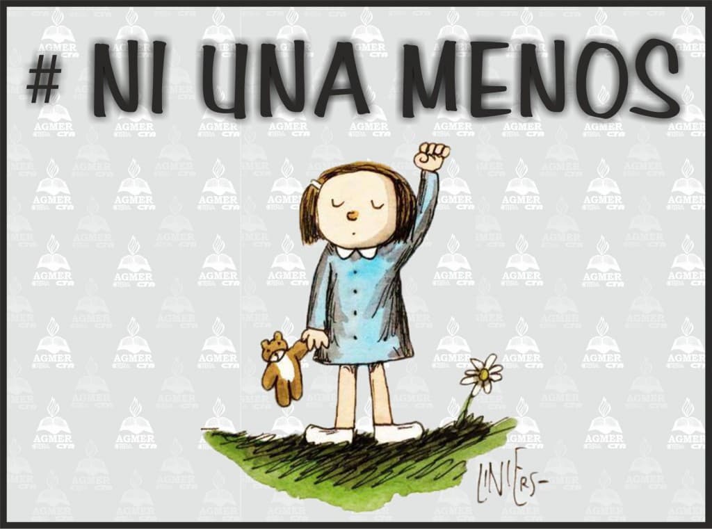 AGMER se suma a “Ni una menos” en Entre Ríos