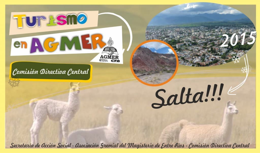 Turismo en AGMER: ¡Viajamos a Salta!