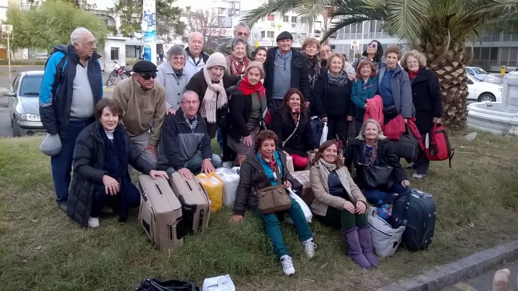 Docentes jubilados viajaron con AGMER