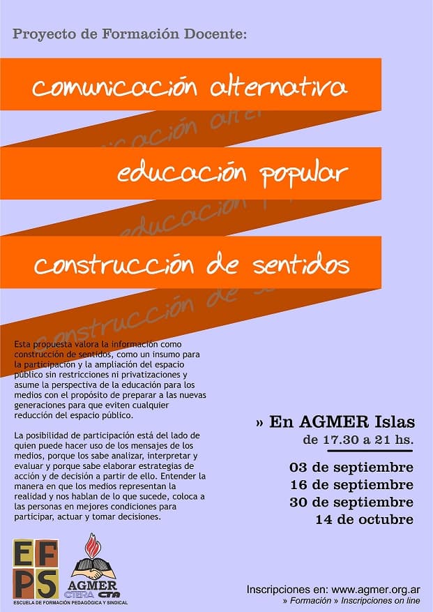Islas: comienza el curso sobre comunicación alternativa y educación popular