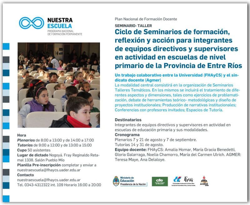 Ciclo de Formación para directivos y supervisores en Nogoyá