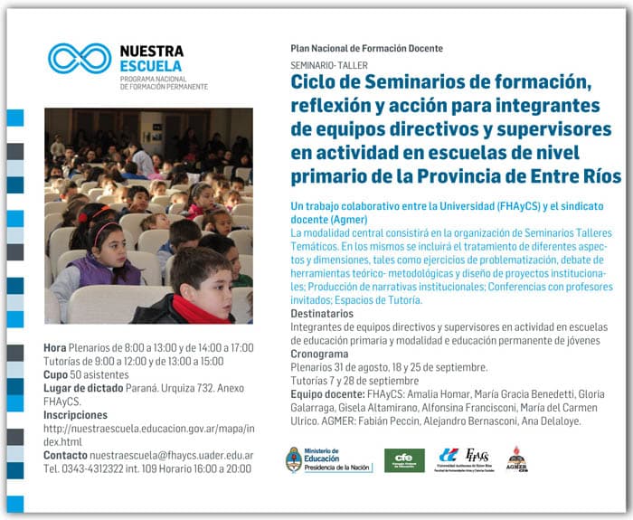 Seminario de formación para directivos y supervisores en Paraná