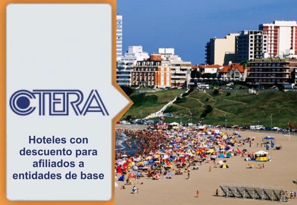 Convenios de CTERA con hoteles del país