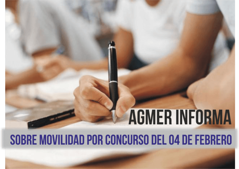 Sobre movilidad por Concurso del 04 de febrero