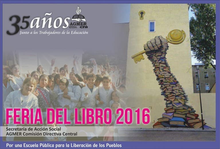 AGMER acompaña la participación de afiliados en la 42ª Feria Internacional del Libro en Buenos Aires