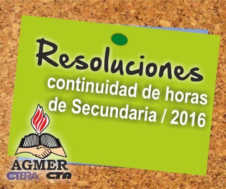 Sobre continuidad de horas de Educación Secundaria