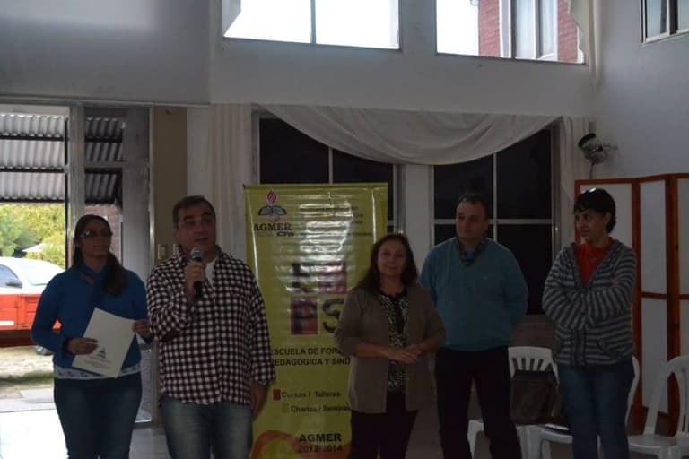 Intensa actividad de la Escuela de Formación de AGMER en toda la provincia
