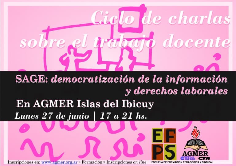 Jornada «SAGE: democratización de la información y derechos laborales» en Islas