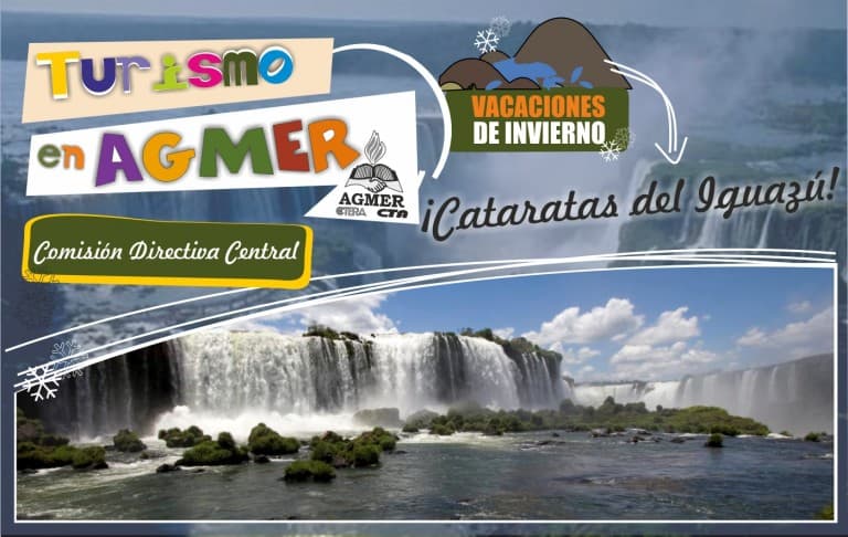 Turismo en AGMER: Cataratas del Iguazú, en vacaciones de julio