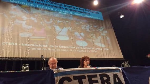Encuentro nacional de CTERA sobre la educación frente a las políticas conservadoras