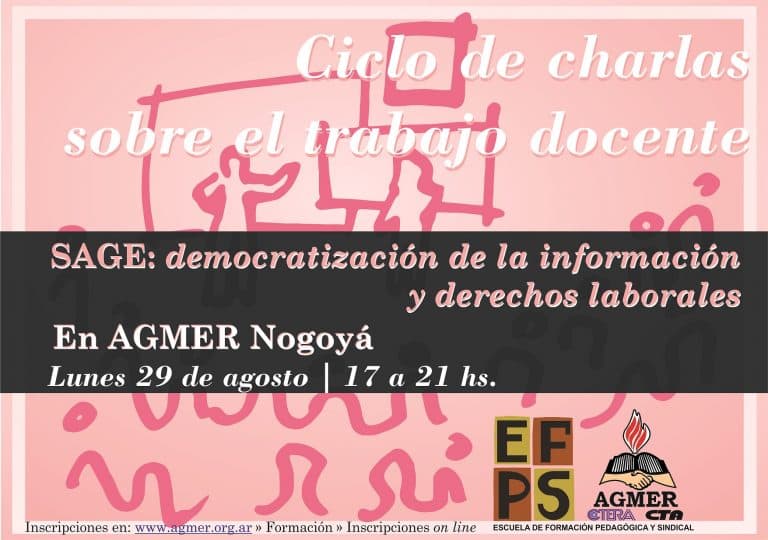 Jornada de Formación sobre SAGE en Nogoyá