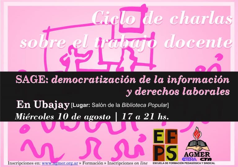 Taller de SAGE en Ubajay (depto. Colón)