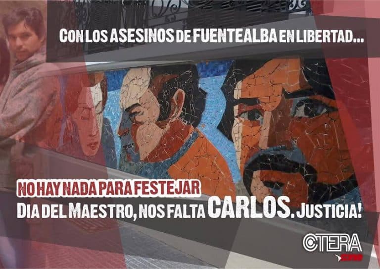 AGMER repudia el cierre de la causa Fuentealba II, que consuma un nuevo hecho de impunidad