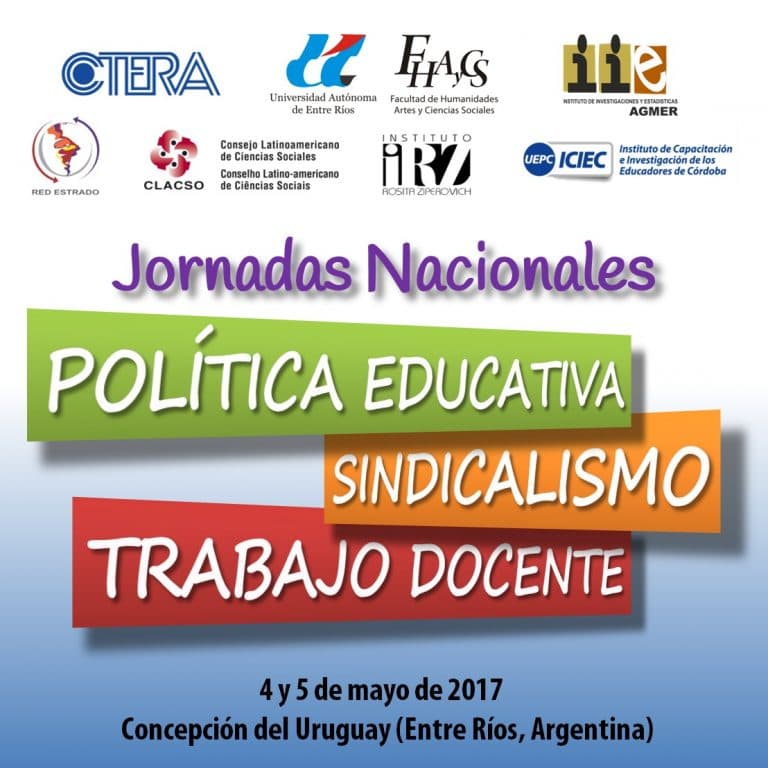 Jornadas Nacionales sobre Política Educativa, Sindicalismo y Trabajo Docente