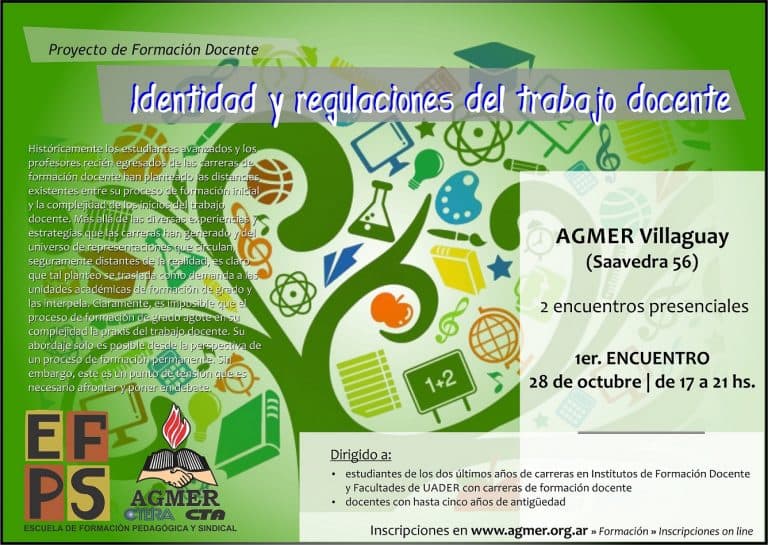 En Villaguay inicia el taller “Identidad y regulaciones del trabajo docente”