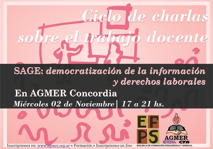 Jornada de formación sobre SAGE en Concordia