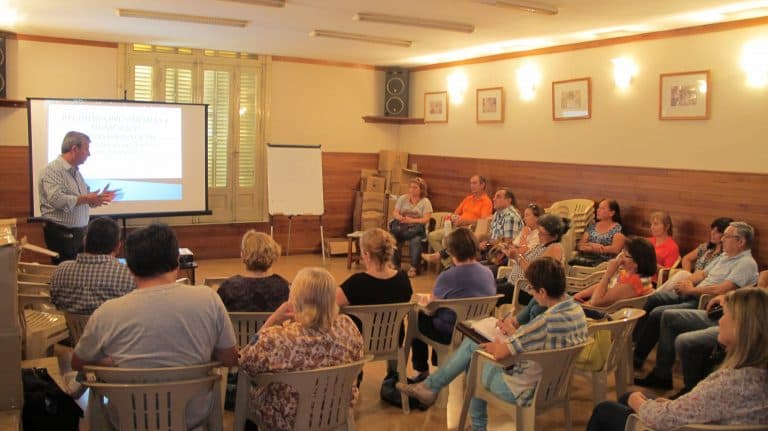 La Multisectorial por la defensa de la Ley 8732 se reunió con Daniel Elías en AGMER Central