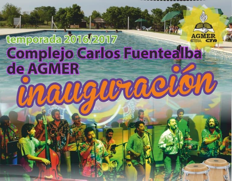 15 de diciembre: inauguración de temporada del Complejo Carlos Fuentealba