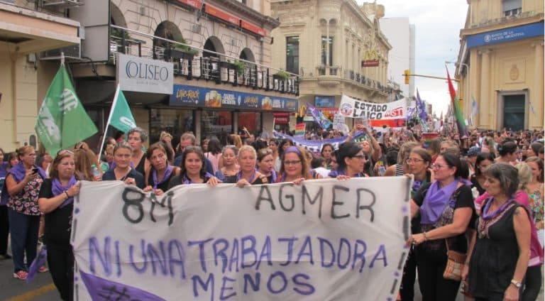 8M: AGMER presente en el Paro Internacional de Mujeres