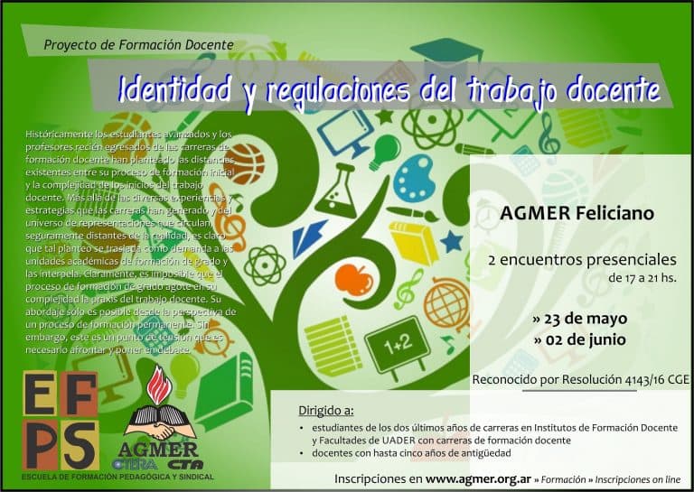 Feliciano: Proyecto de Formación “Identidad y regulaciones del trabajo docente”