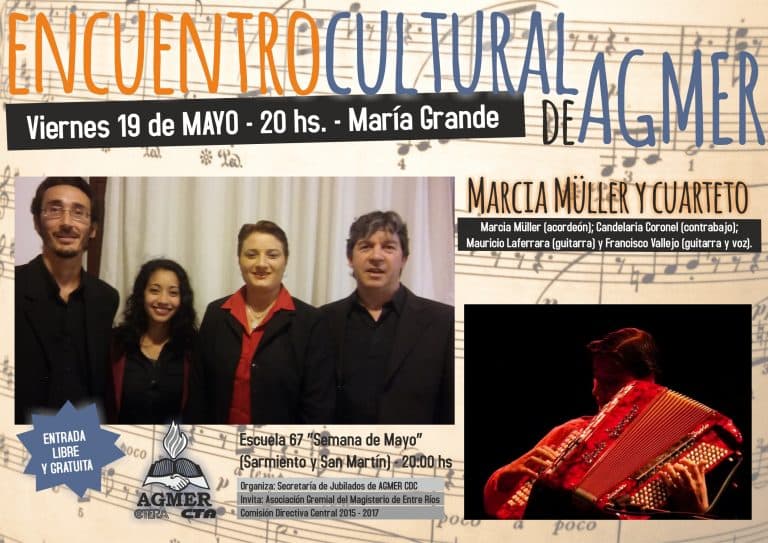 Encuentro Cultural de AGMER en María Grande