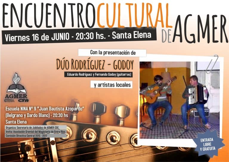 Encuentro Cultural de AGMER en Santa Elena